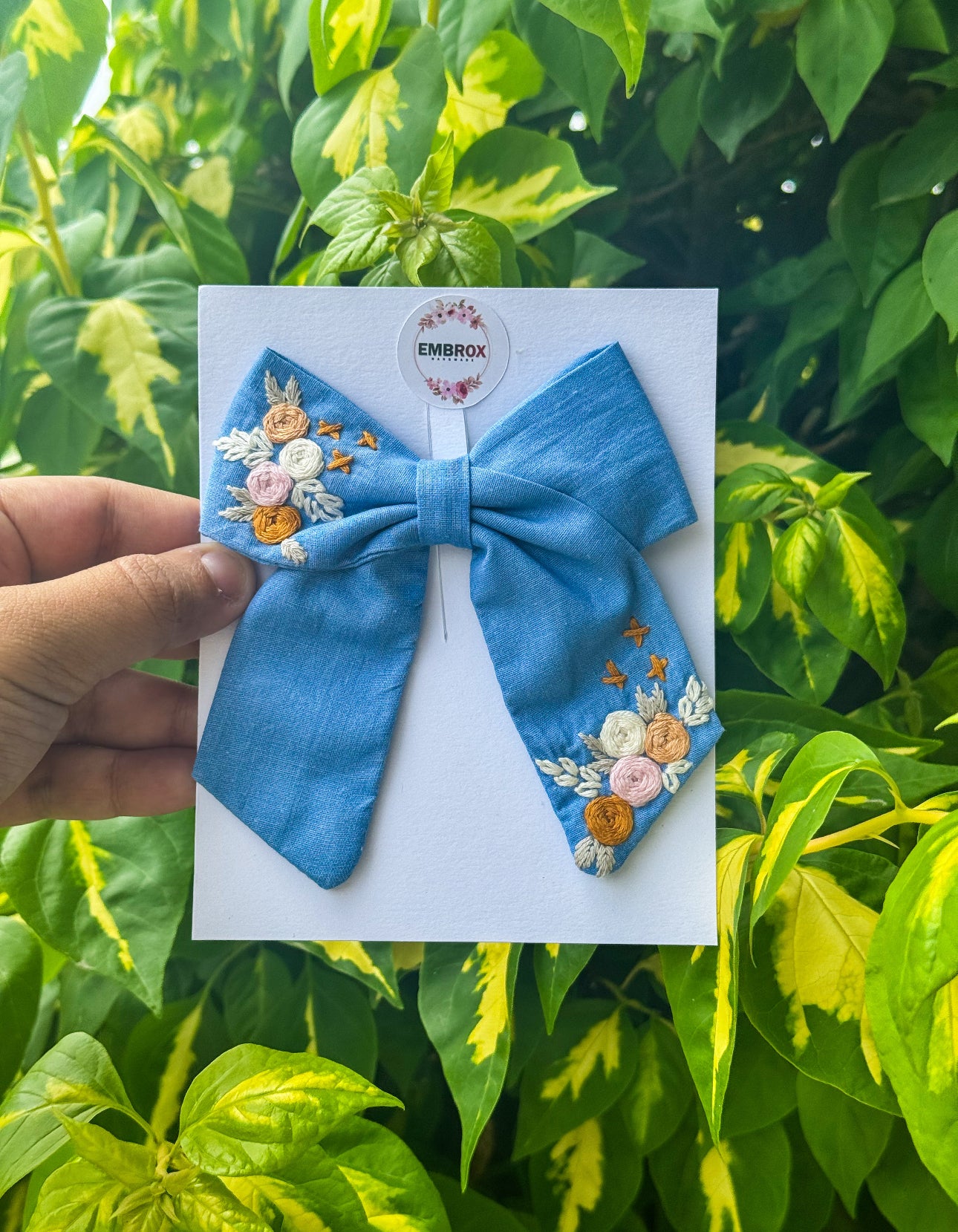 The "Country Garden" hair bow