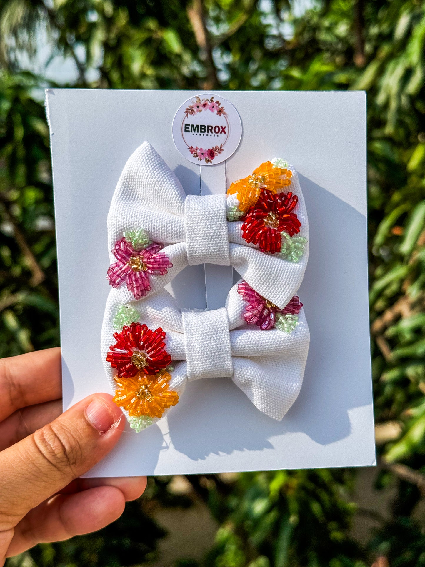 Daisy Dew Bow Set 🌼