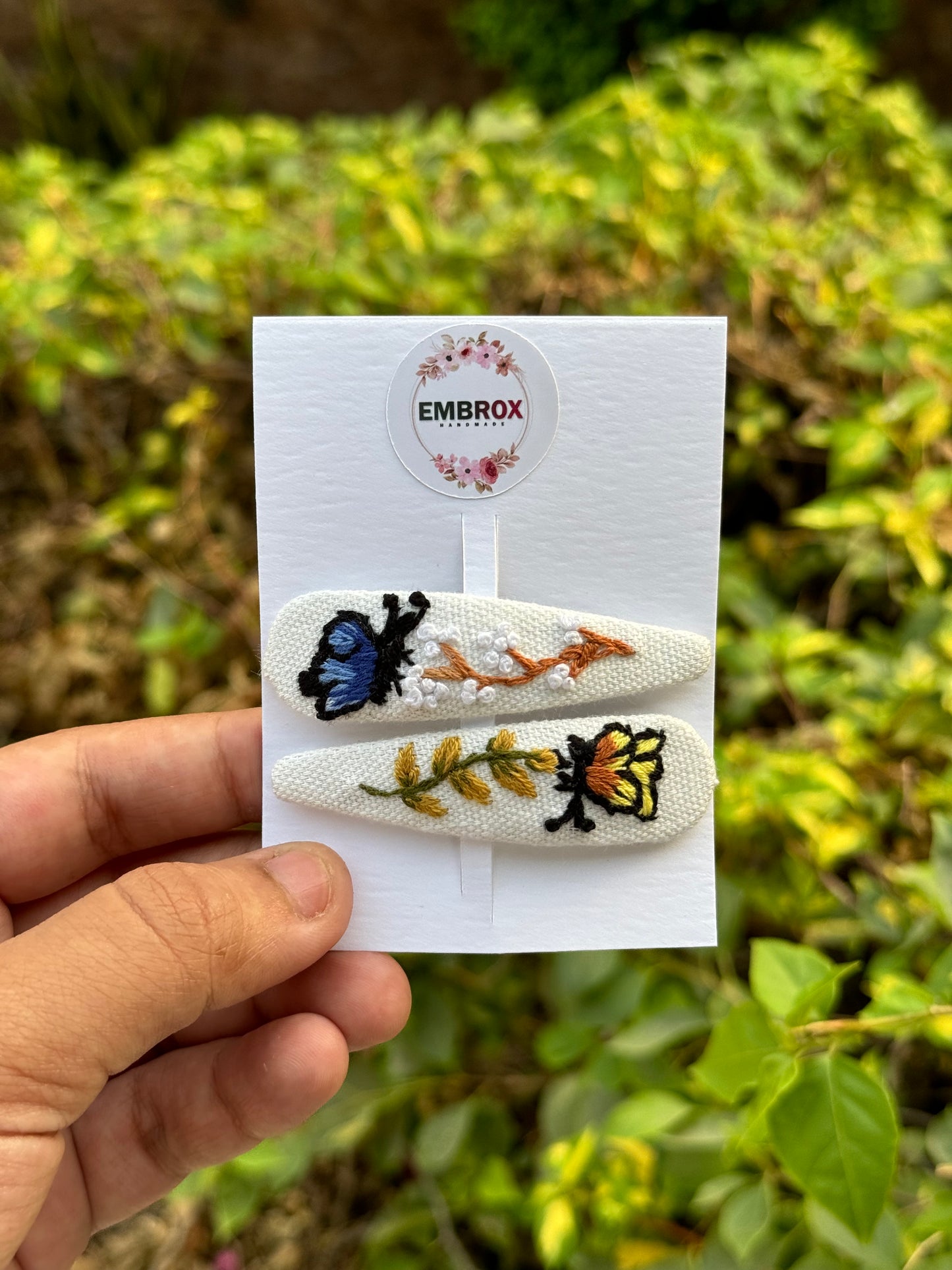 Serenity Butterfly hair pins