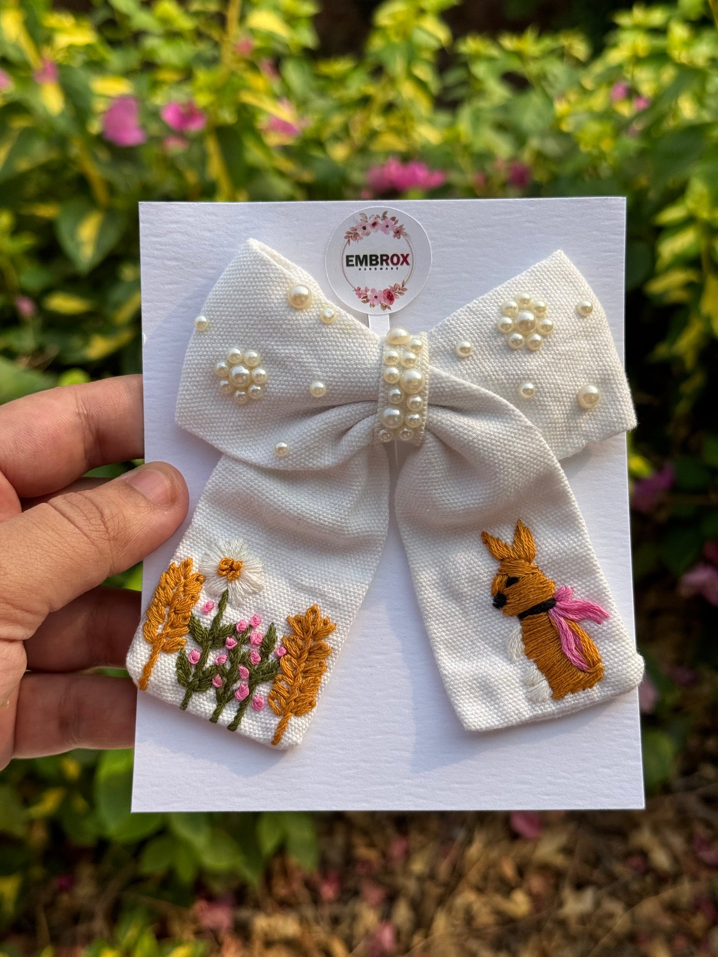 The "Bunny & Blooms" Bow