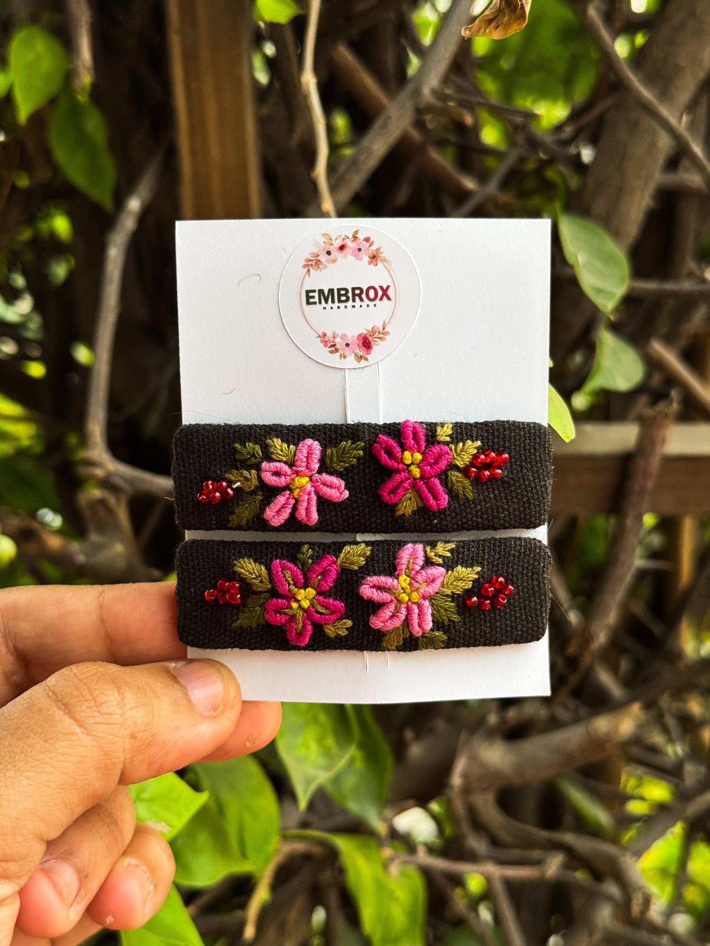 Gemini Blossom hair pins