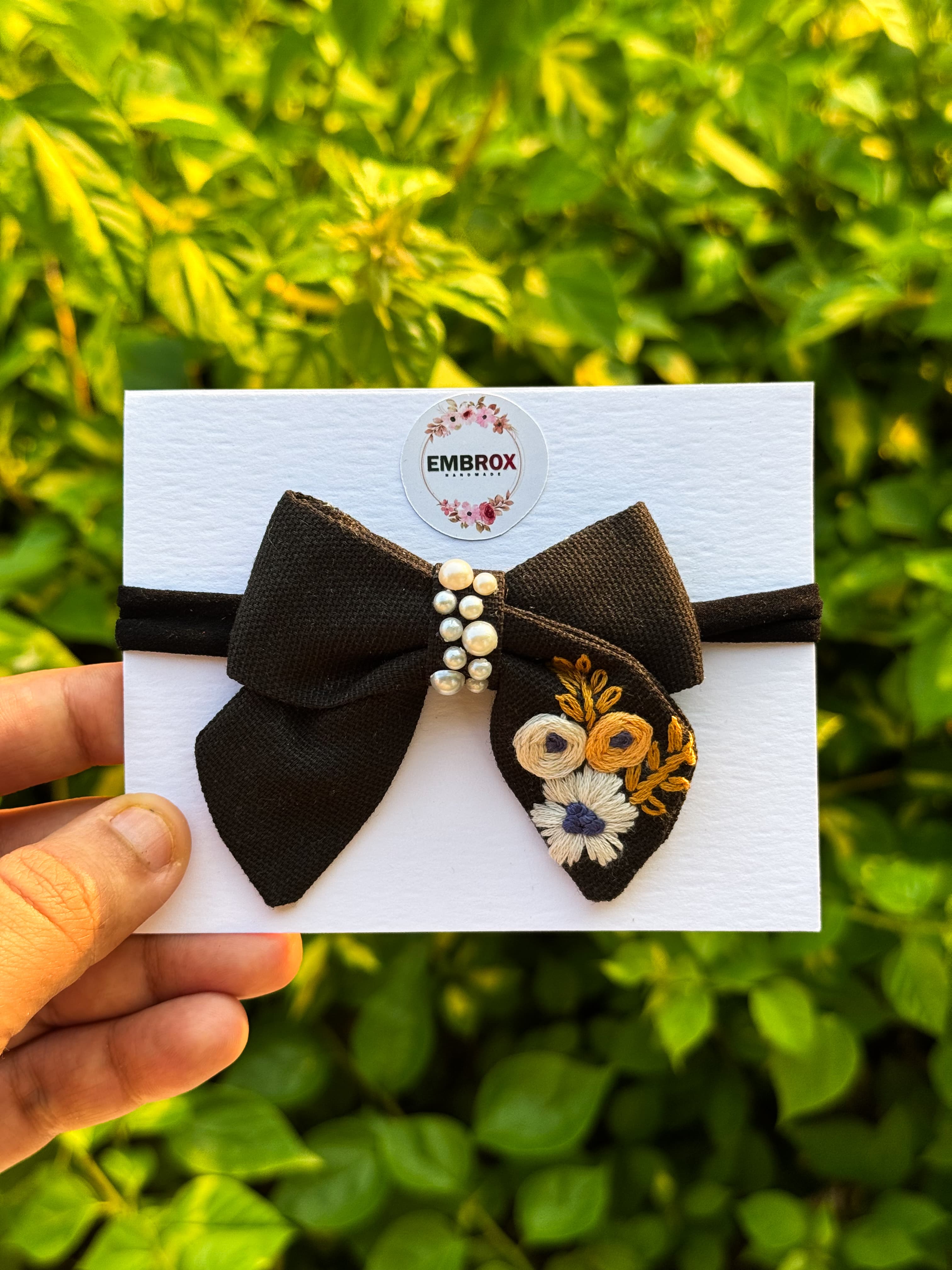 Eternal Elegance Bow headband for 6-24 months π«