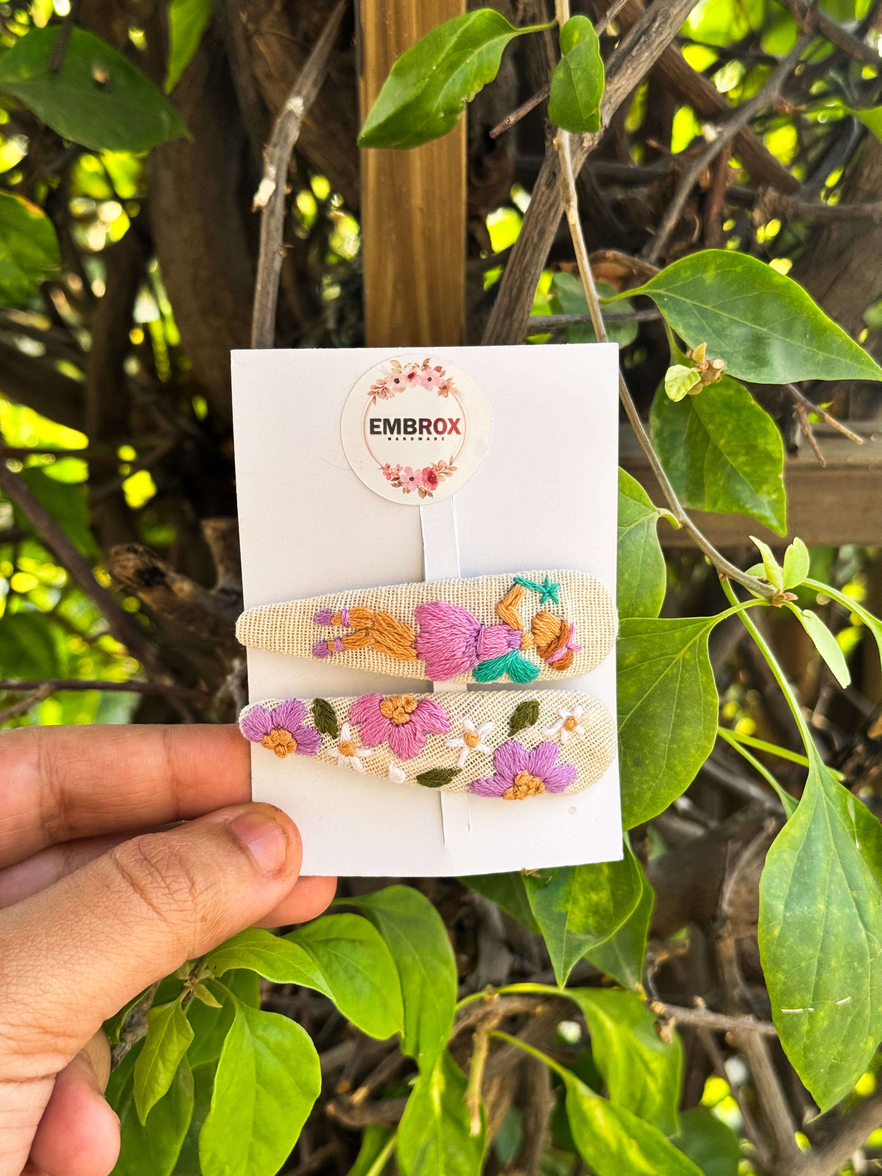 The "Lila & Fleur" Hair pins