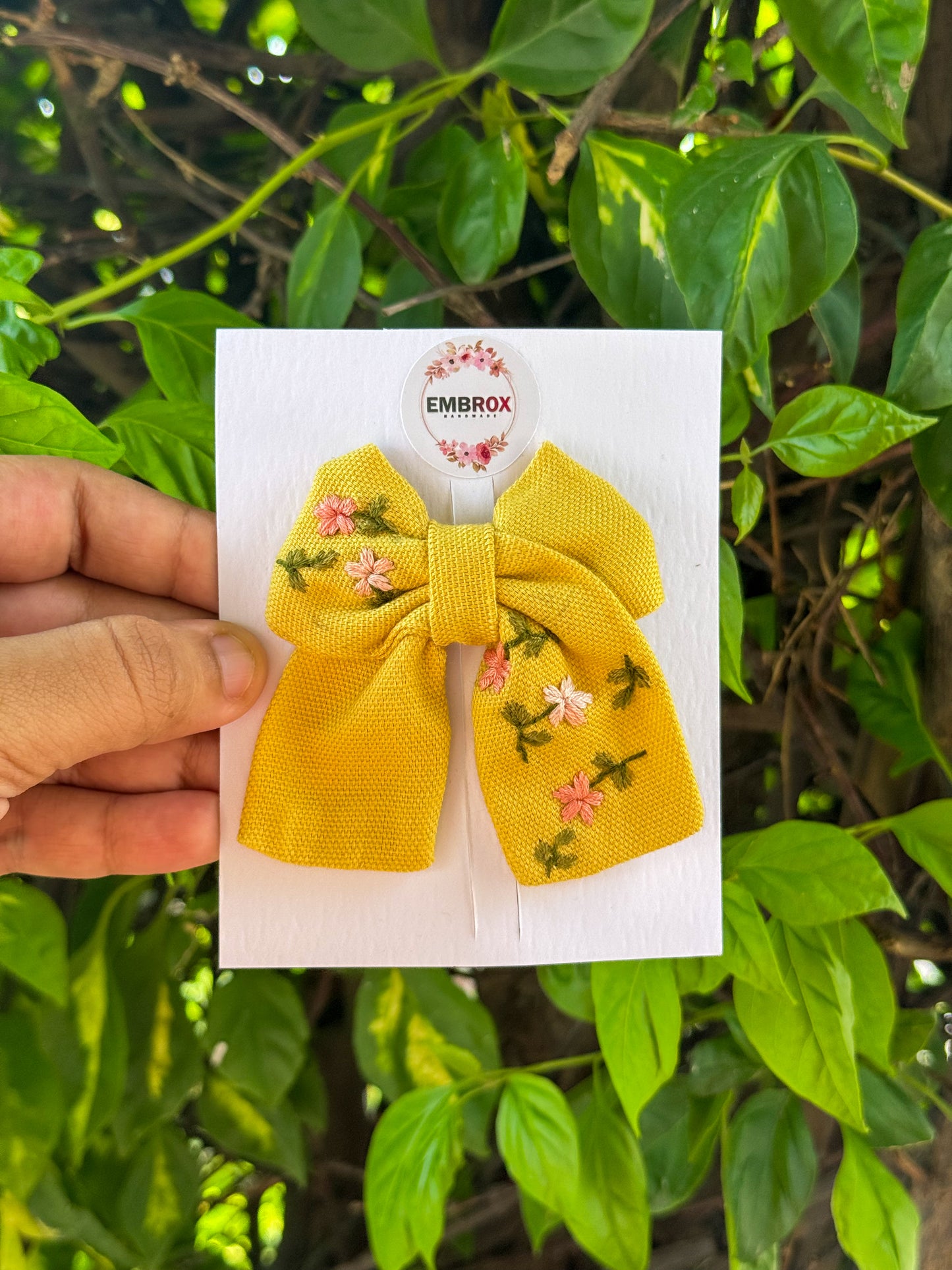 The Marigold Bloom Bow