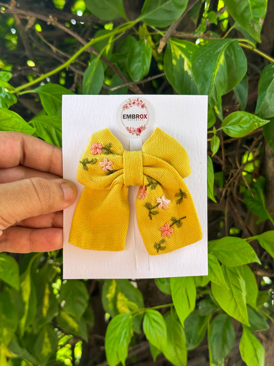 The Marigold Bloom Bow