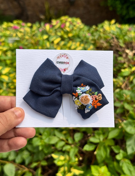 Petite Posy hair bow