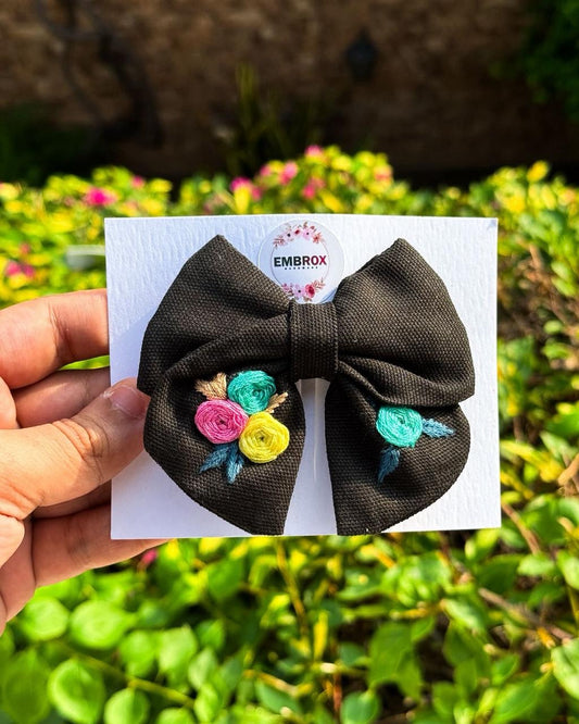 Enchanted Petals Bow 🌿🎀