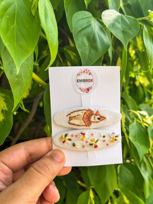 The Foxy Friend Hair pins