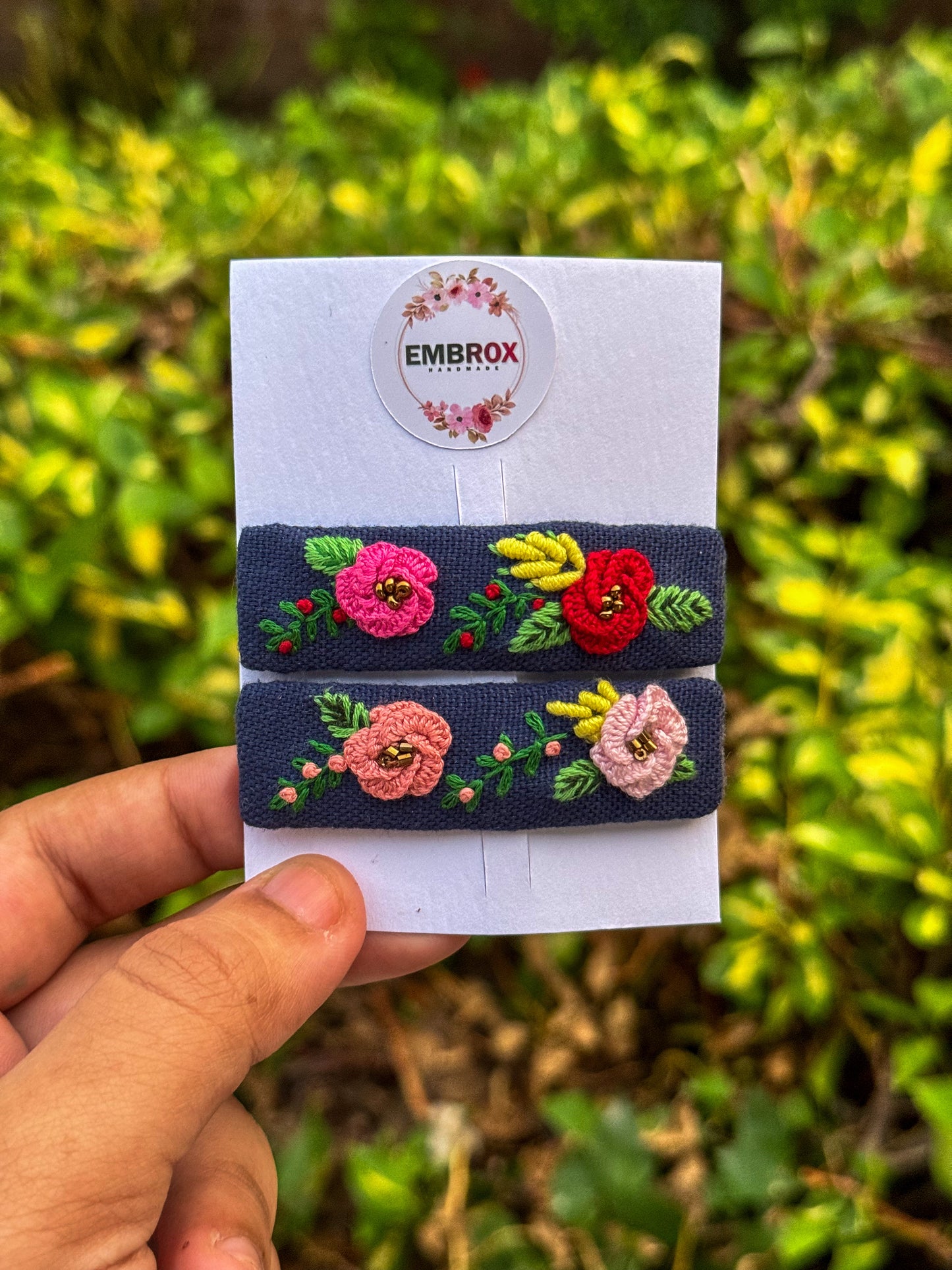 Petal & Thread hair pins