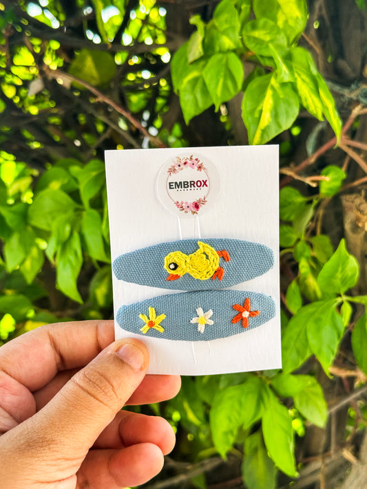 Blooms & Quacks Barrettes Hair pins
