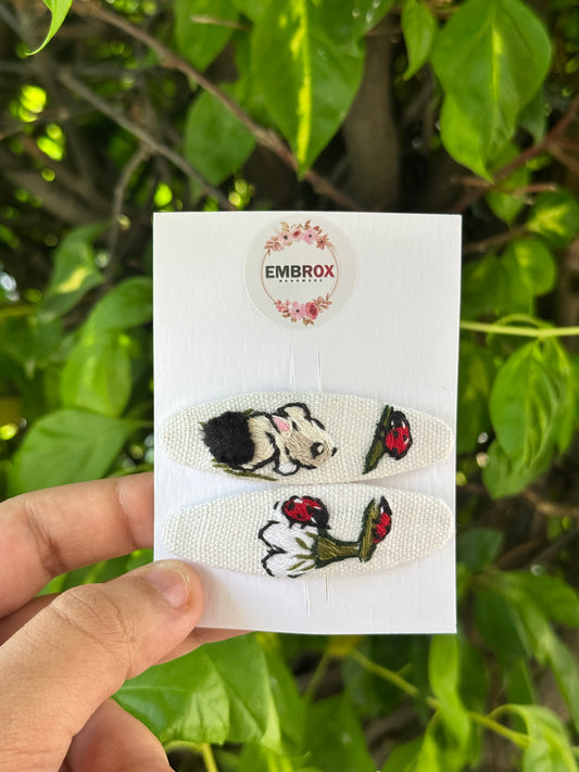 Bunny Bloom Snap hair pins