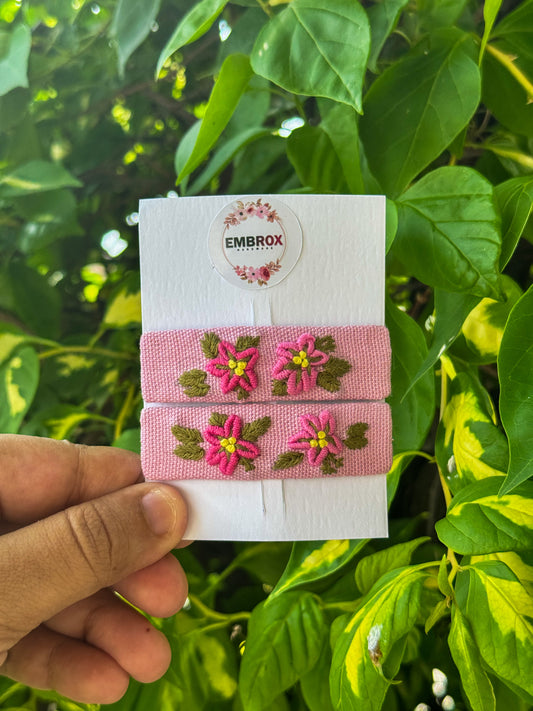 The Serene Floral hair pins