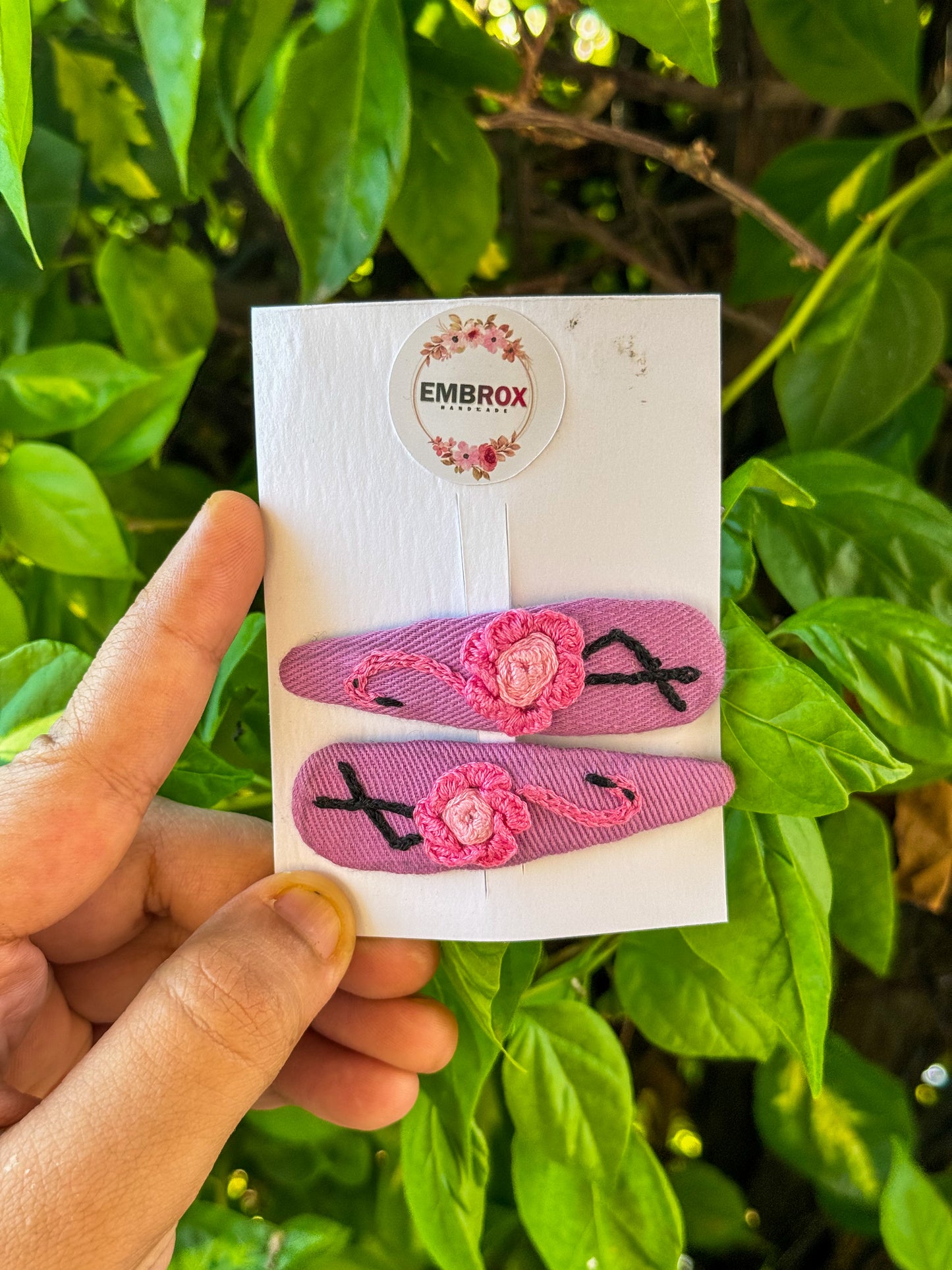 Artisan-Made Fabric Hair Pins